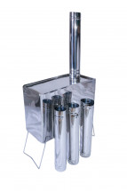 Печь походная Век Макси, сдвижной экран