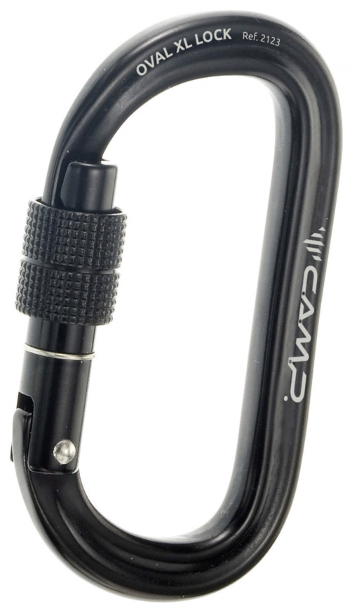 Карабин OVAL XL LOCK BLACK, CAMP