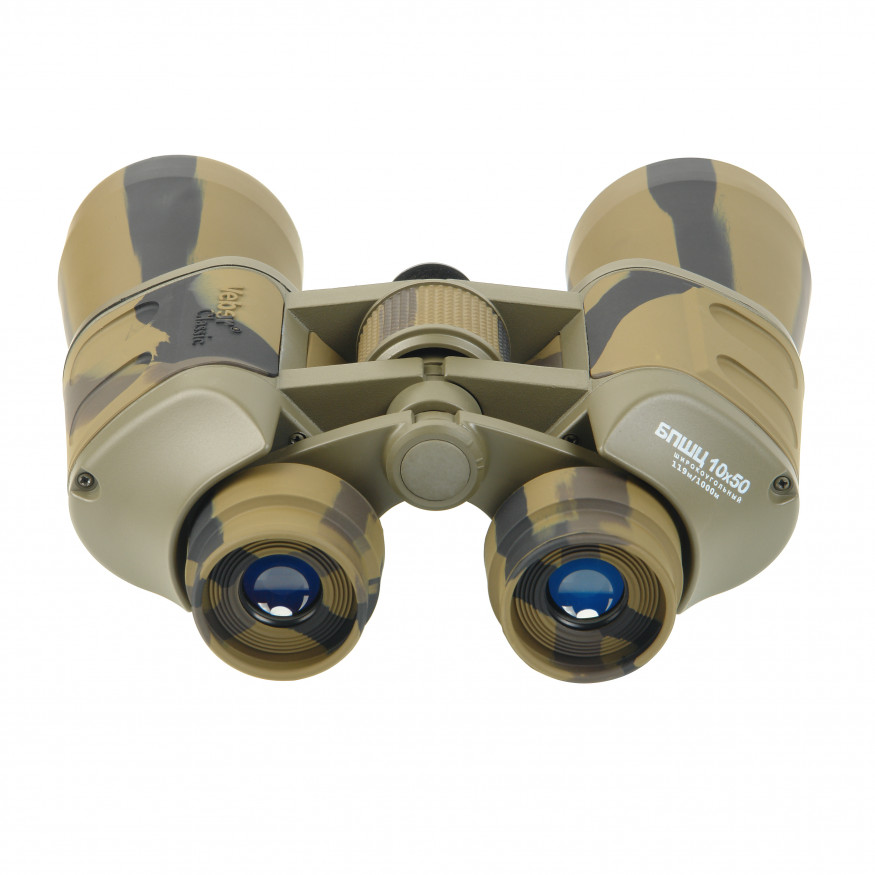 Бинокль Veber Classic БПШЦ 10x50 VRWA широкоугольный, камуфлированный