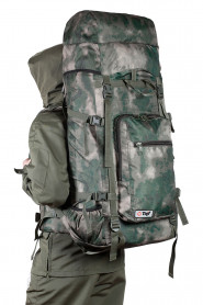 Рюкзак туристический Оптимал 6, мох, 80 л, ТАЙФ