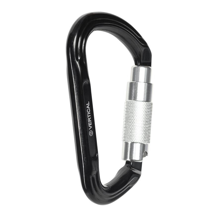 Карабин трапеция алюминиевый автомат с трехтактной блокировкой, Keylock, Вертикаль