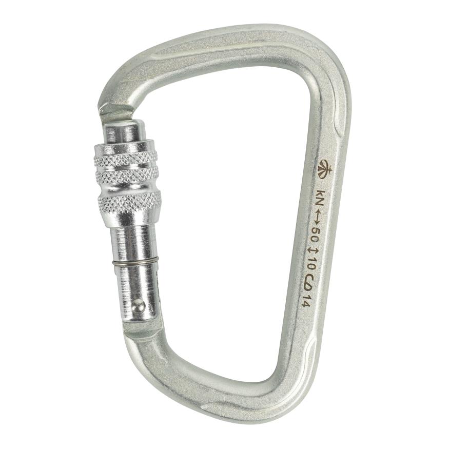 Карабин стальной люкс с муфтой, keylock, Вертикаль