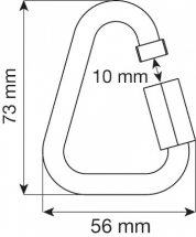 Карабин Delta 8 mm Stainless Steel Quick Link, CAMP