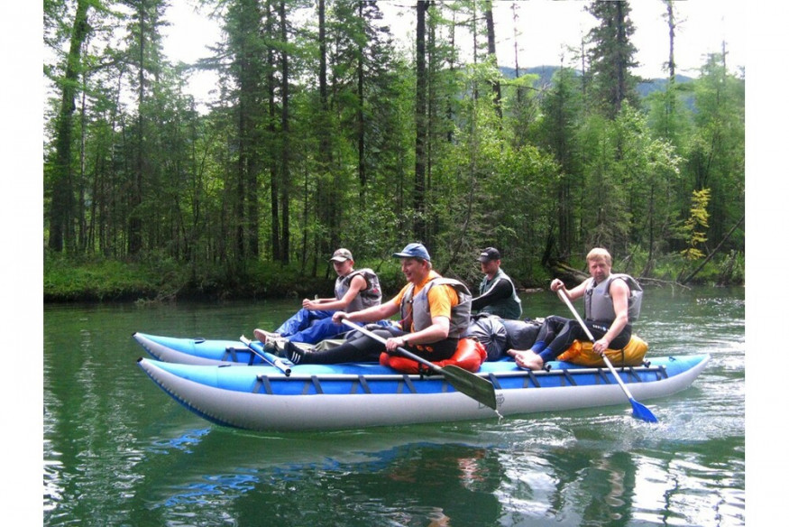 Надувной Катамаран Валдай-4