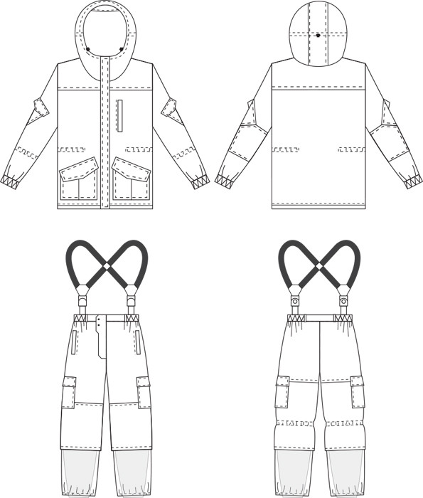 Костюм Горка палатка