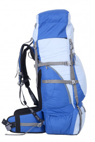 Рюкзак туристический Хальмер 1, с латами, синий-голубой, 100 л, ТАЙФ