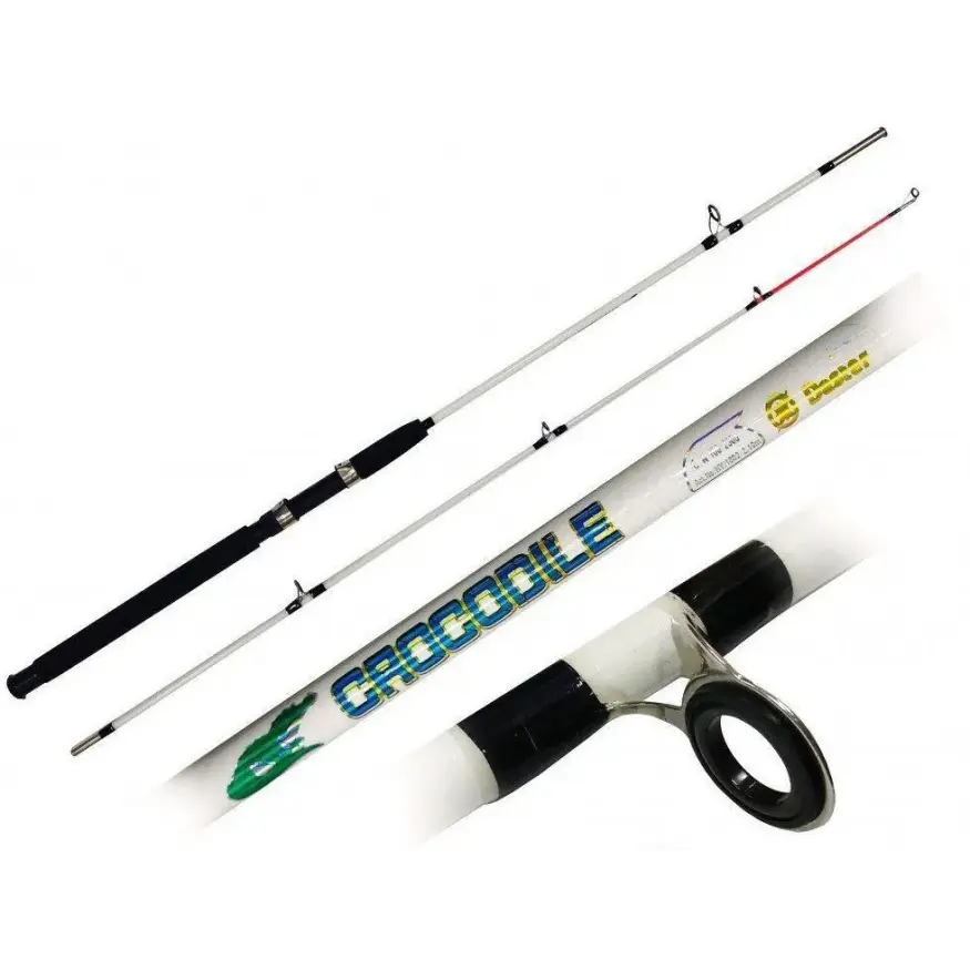 Спиннинг стеклопластиковый резьбовой Crocodile 1,8 м