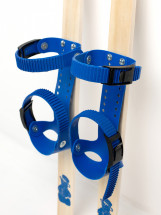 Детский лыжный комплект JUNIOR, 130 см, лыжи+крепления+палки