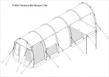 Палатка Век Вагран 7,5 м