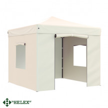 Тент-шатер Helex 23101, (раскладывается гармошкой) 3х3м полиэстер, бежевый