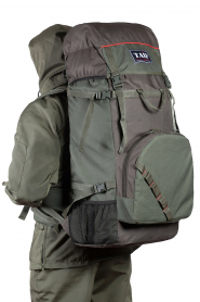 Рюкзак туристический Турист Лайт 2, ПВХ 600, хаки/олива, 100 л, ТАЙФ