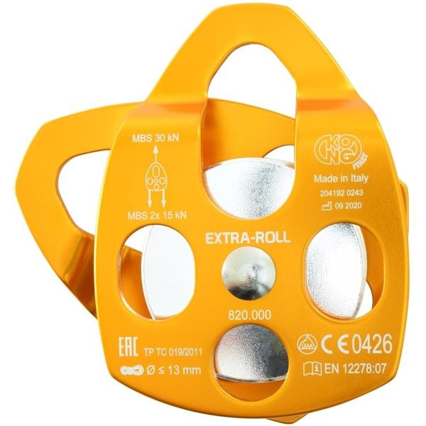 Блок-ролик одинарный Extra Roll, алюминиевый, KONG 