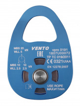 Блок-ролик одинарный Single (дюраль) с подшипником, Венто