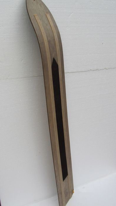 Лыжи Зима (береза, осина 180мм), длина 135 см, с камусом 70 мм