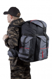 Рюкзак KAILER 2 55л, черно-серый, Тайф