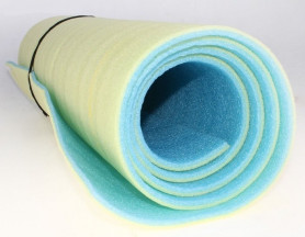 Коврик туристический двухслойный 180 х 60 х 0.8 см (ПРОЛАЙН)